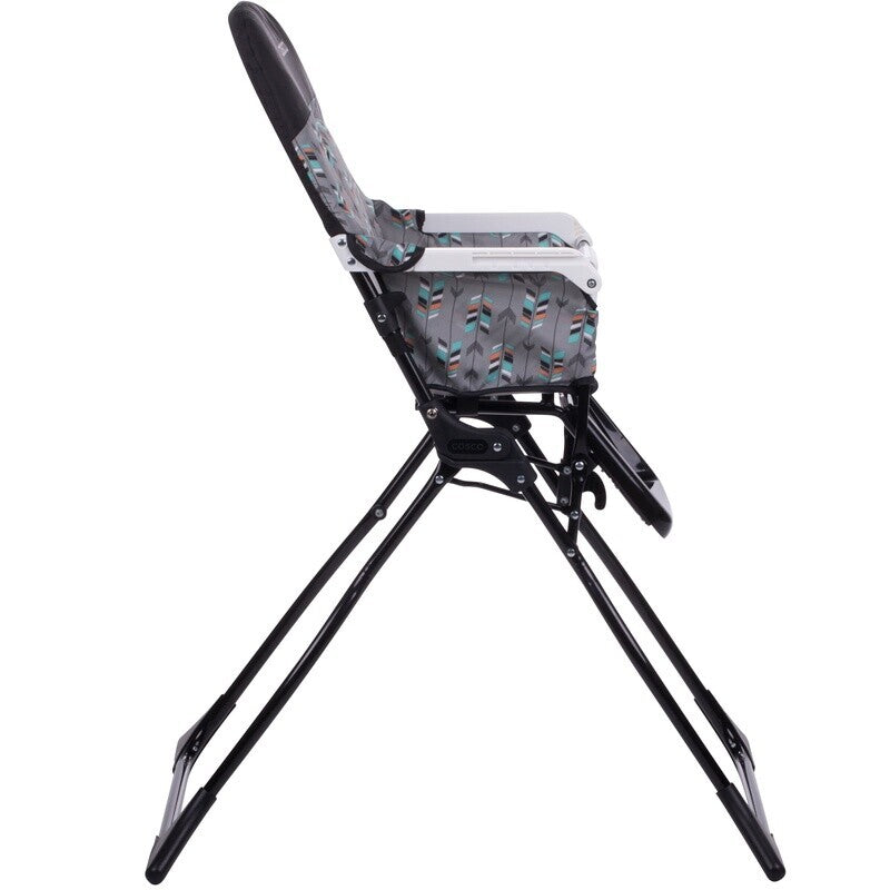 Simple Fold High Chair Portable Adjustable Tray Easy Clean Wipeable Seat Travel
