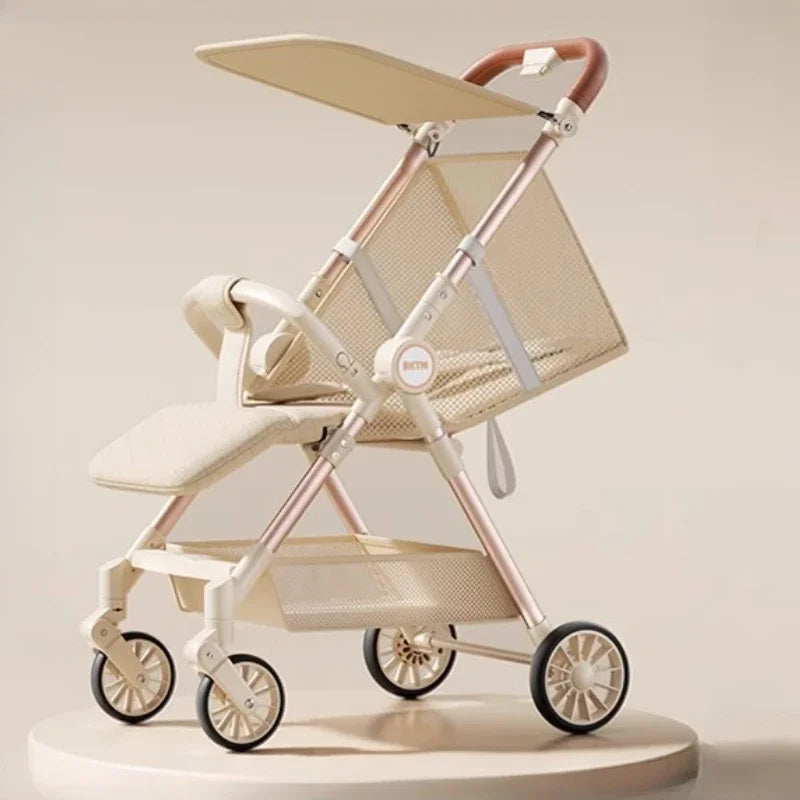 Children'S Stroller Simple Baby Artifact Light Travel Foldable Stroller Baby Travel Lightweight Strollers