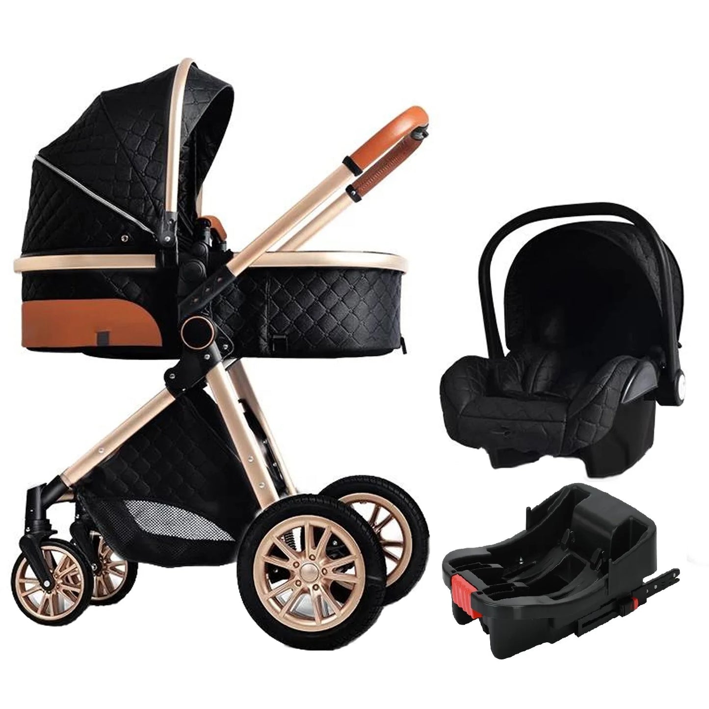 Baby Stroller 3 in 1 Stroller for Baby Car Lightweight Strollers Baby Carriage ISOFIX BASE Baby Travel Stroller Newborn Stroller