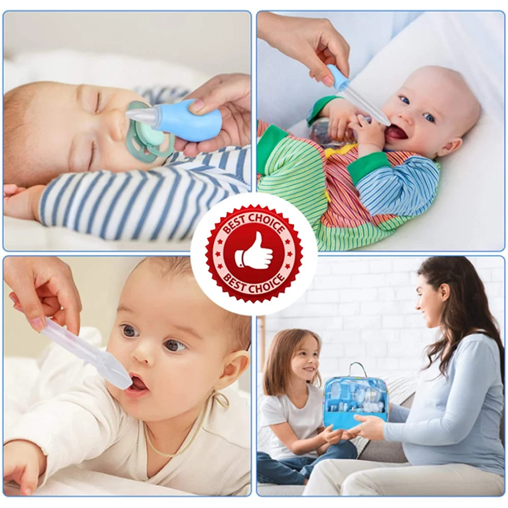 Baby Grooming Kit Newborn Baby Grooming Tool Set Manicure Baby Healthcare Set Nail Clipper Hair Brush Tool Set
