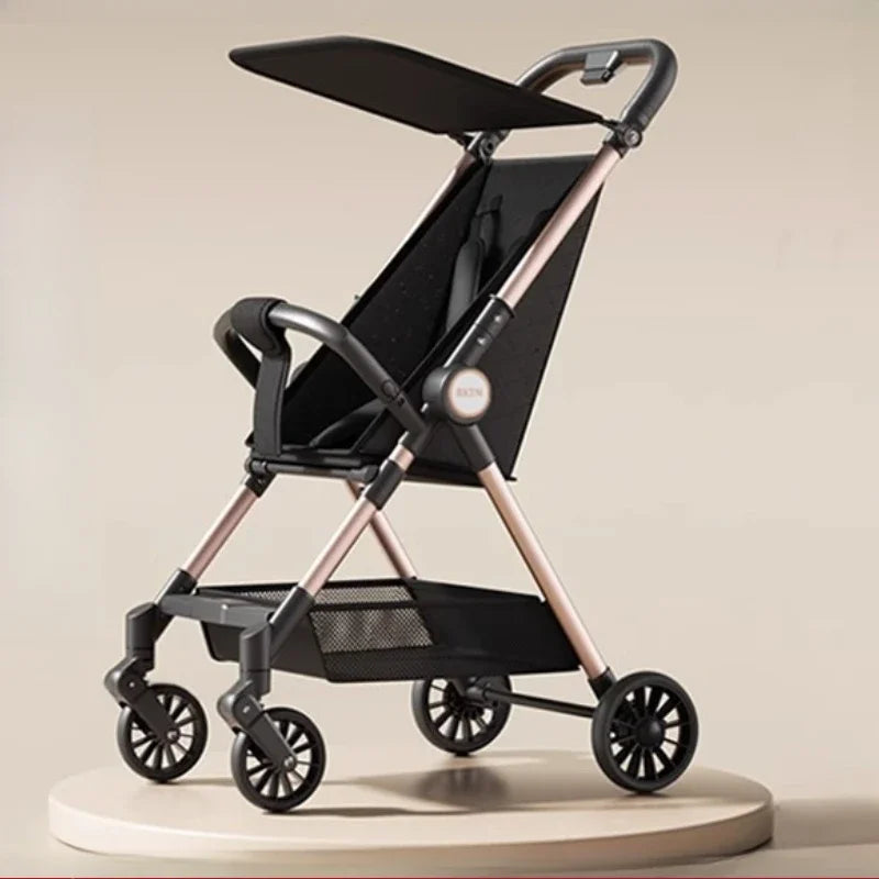 Children'S Stroller Simple Baby Artifact Light Travel Foldable Stroller Baby Travel Lightweight Strollers