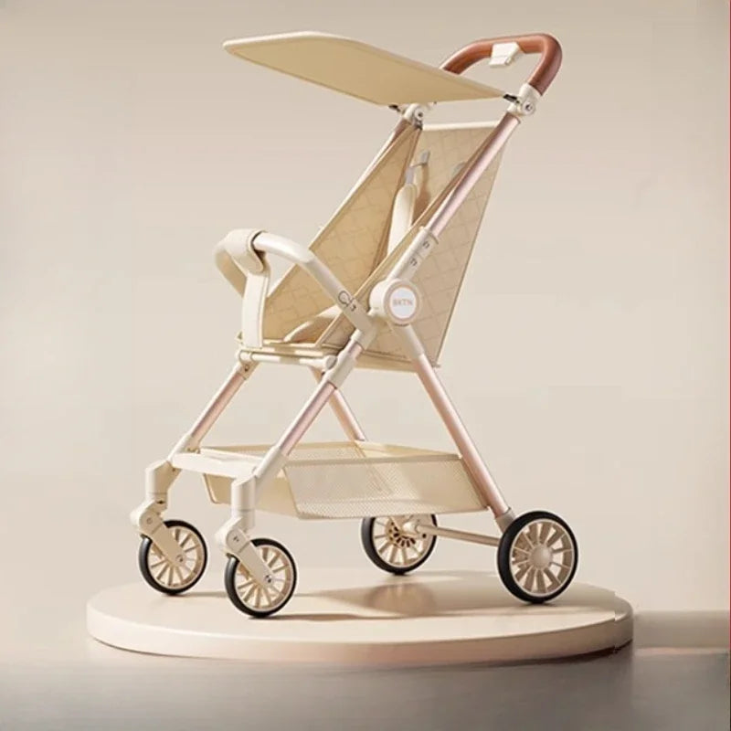 Children'S Stroller Simple Baby Artifact Light Travel Foldable Stroller Baby Travel Lightweight Strollers