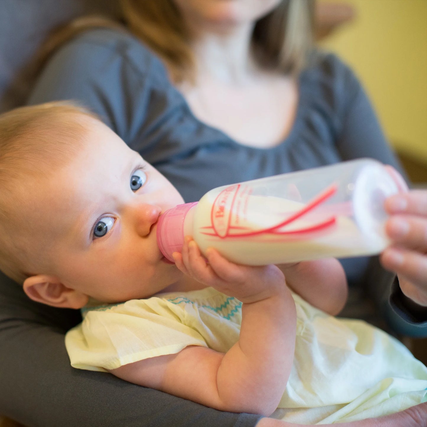Natural Flow Anti-Colic Baby Bottles -Pink - 8Oz - 3-Pack