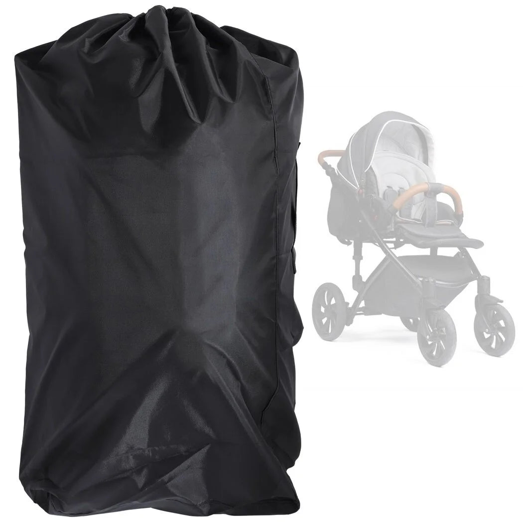 Stroller Travel Bag, Gate Check Bag for Single and Double Strollers, Lightweight Pushchair Transport Carry Bags with Shoulder Straps for Airplane Travel