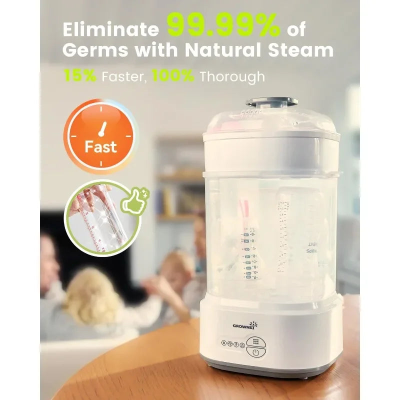 Hot Sale.Bottle Sterilizer and Dryer, 2024 Compact Electric Steam Baby Bottle Sterilizer (Esterilizador De Biberones)