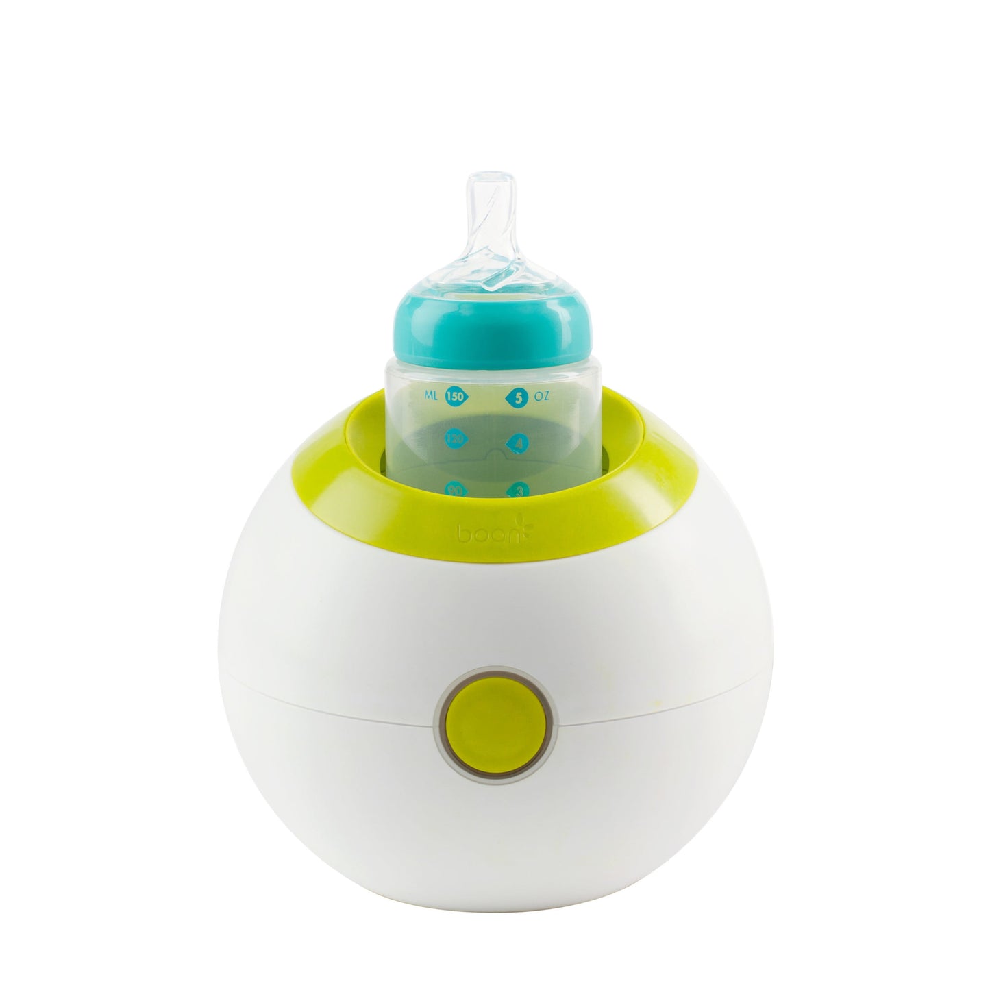 Orb Bottle Warmer Fits Most Baby Bottles, Baby Bottle & Baby Food Warmer, Green + White