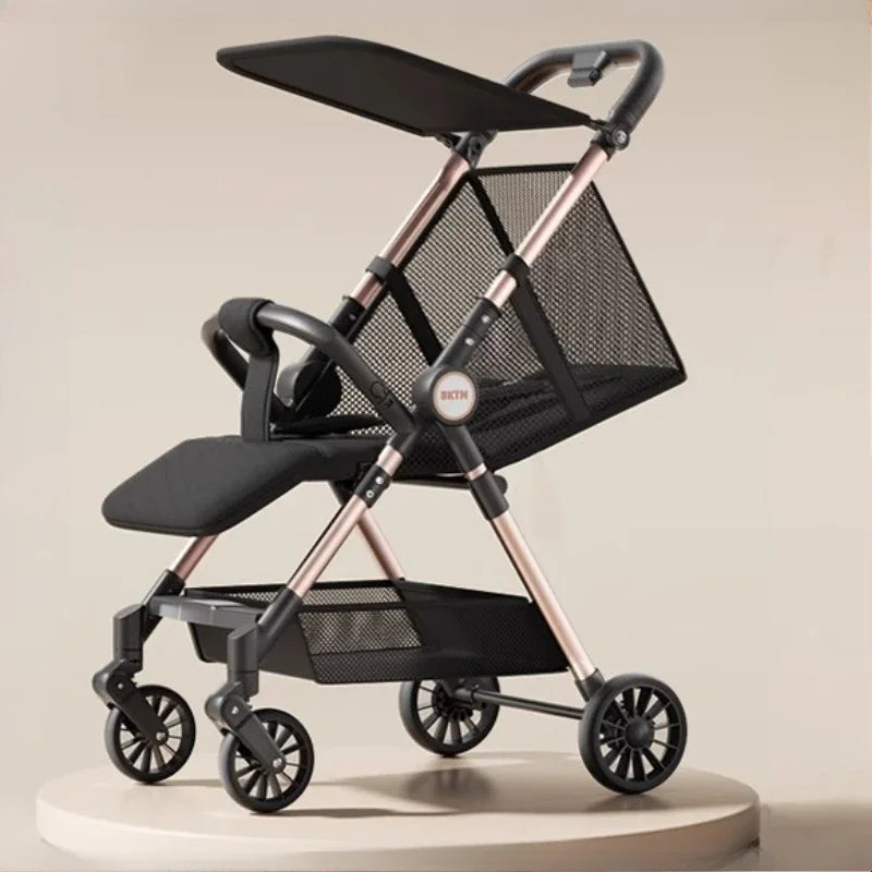Children'S Stroller Simple Baby Artifact Light Travel Foldable Stroller Baby Travel Lightweight Strollers