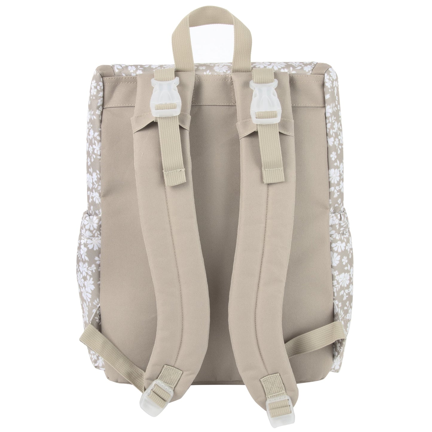 2 Piece Baby Diaper Backpack with Stroller Straps and Matching Changing Pad in Dusty Floral