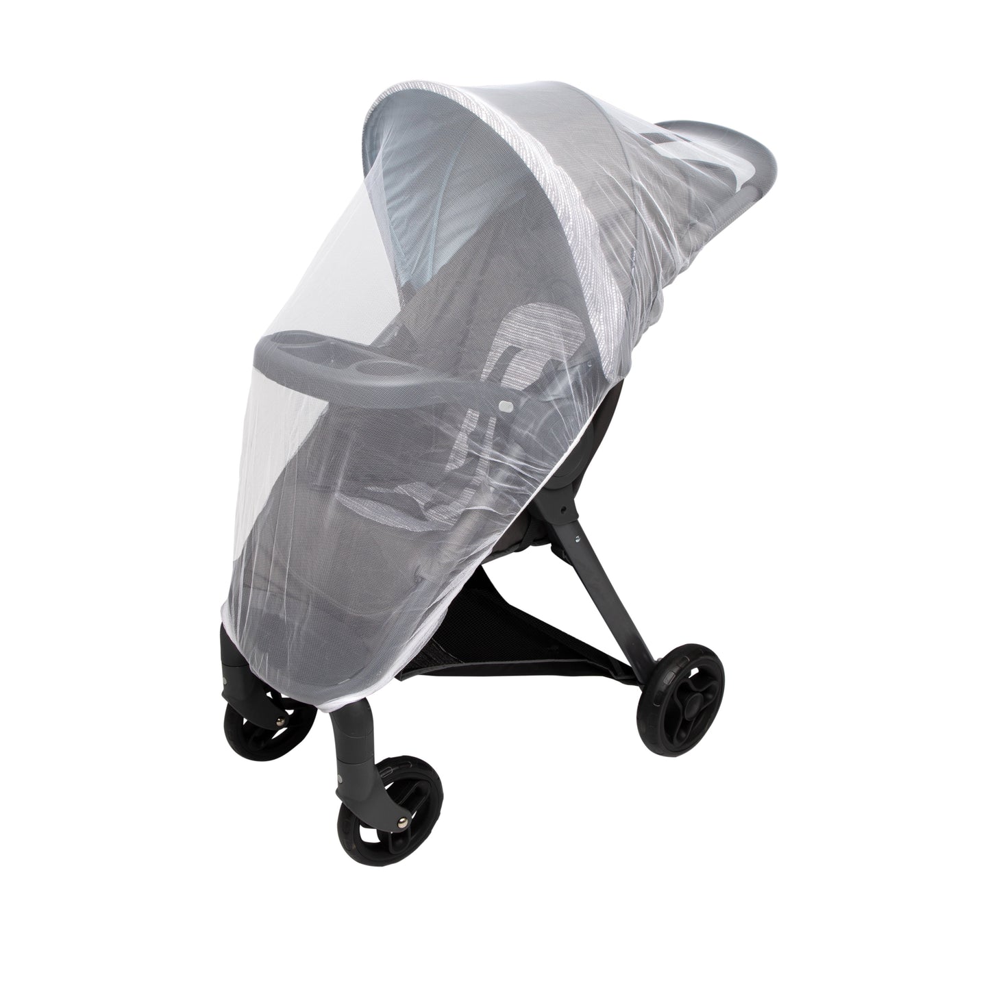 Eco Stroller Weather Shield & Bug Netting Set with Carrying Bag, Black