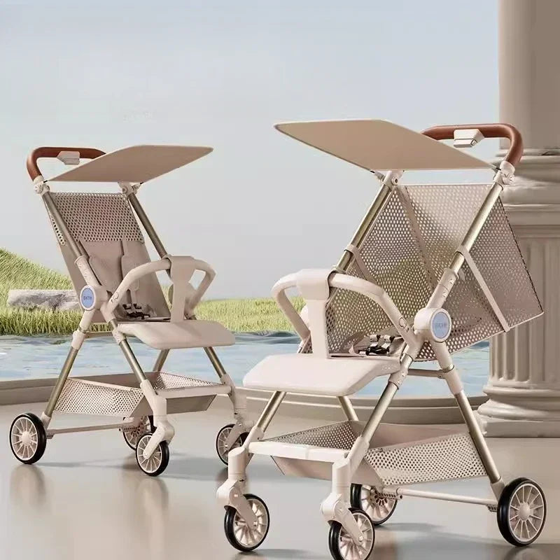 Children'S Stroller Simple Baby Artifact Light Travel Foldable Stroller Baby Travel Lightweight Strollers