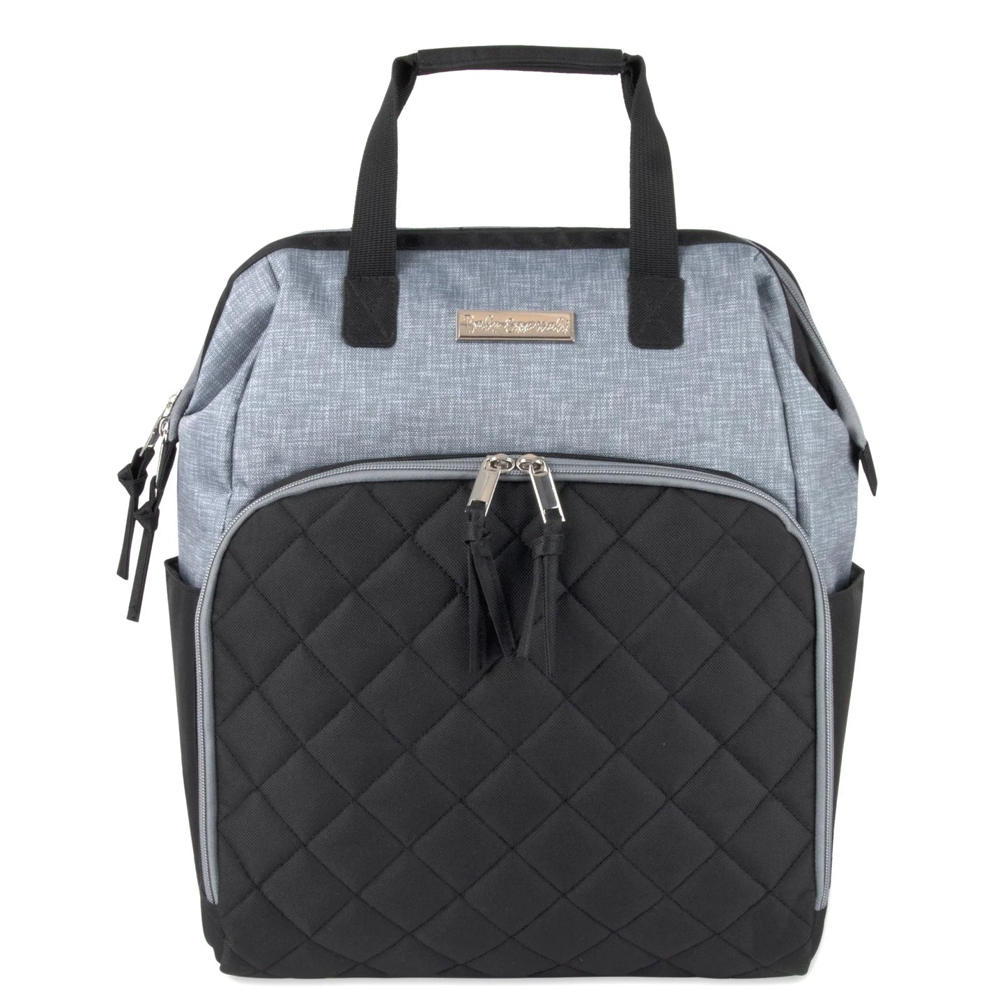 Baby Girls' 7-Pocket Diaper Backpack Color: Gray/Black Size: One Size