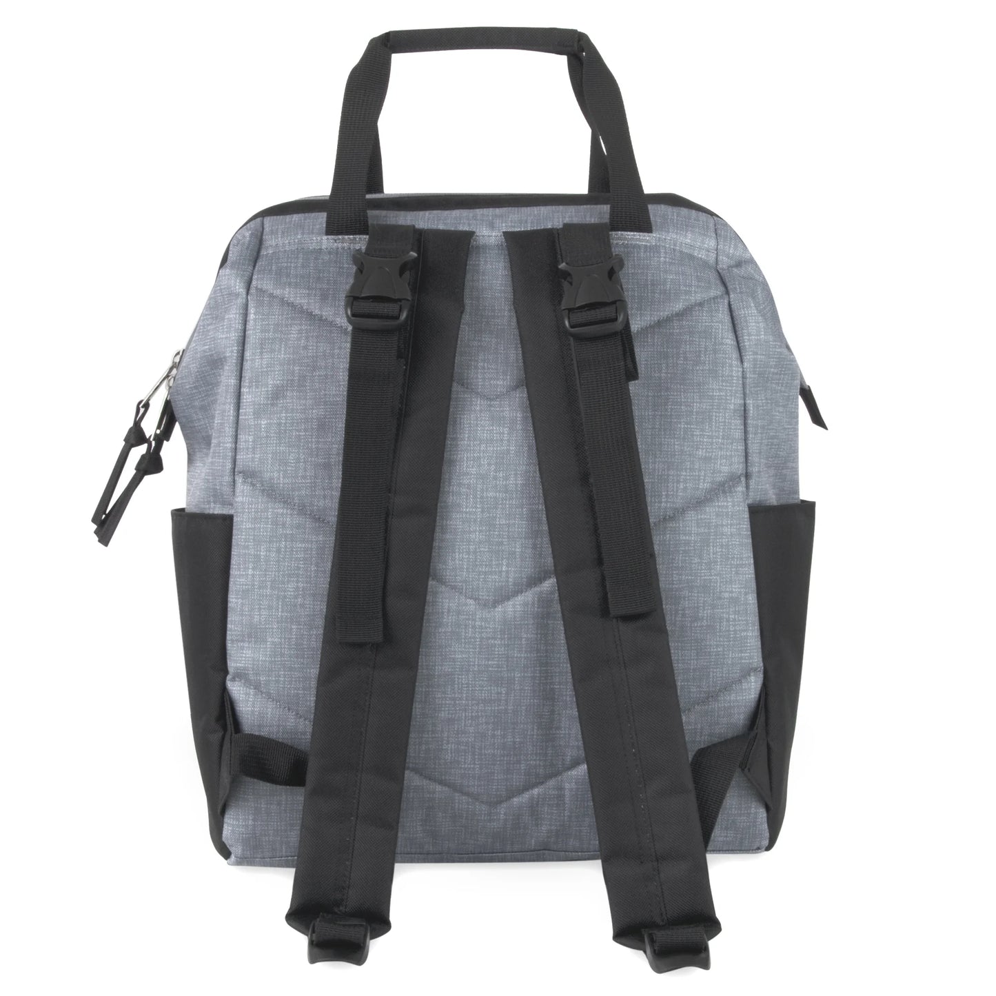 Baby Girls' 7-Pocket Diaper Backpack Color: Gray/Black Size: One Size