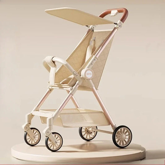 Children'S Stroller Simple Baby Artifact Light Travel Foldable Stroller Baby Travel Lightweight Strollers