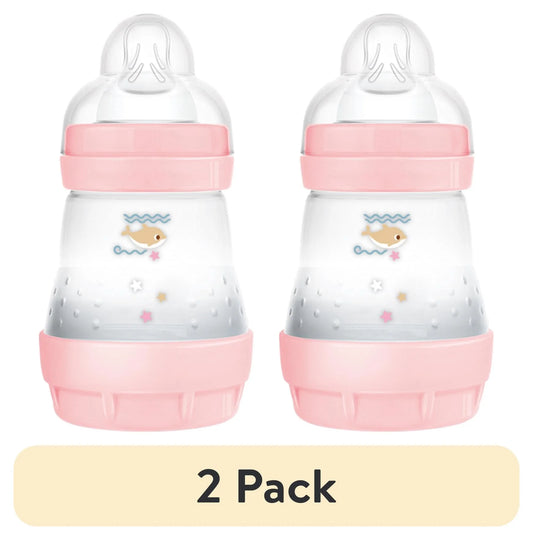 (2 Pack)  Easy Start Matte Anti-Colic Bottle, 5 Oz, Girl, 2 Pack
