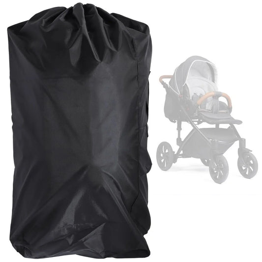 Stroller Travel Bag, Gate Check Bag for Single and Double Strollers, Lightweight Pushchair Transport Carry Bags with Shoulder Straps for Airplane Travel