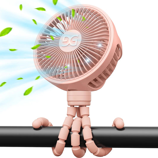 11-Inch 3-Speed Portable/Foldable Clip-On Hand Held Fan