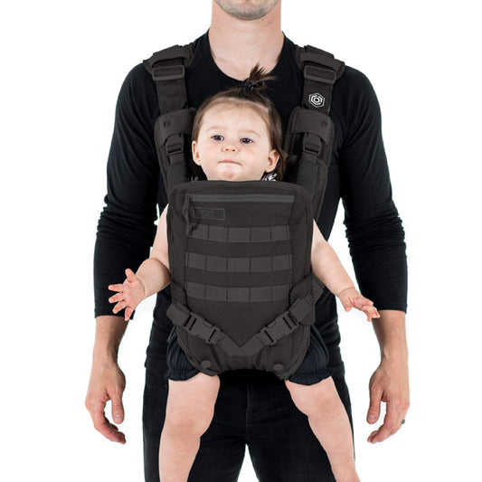 S.01 Action Baby Carrier, Baby Gear for Dads (Black)